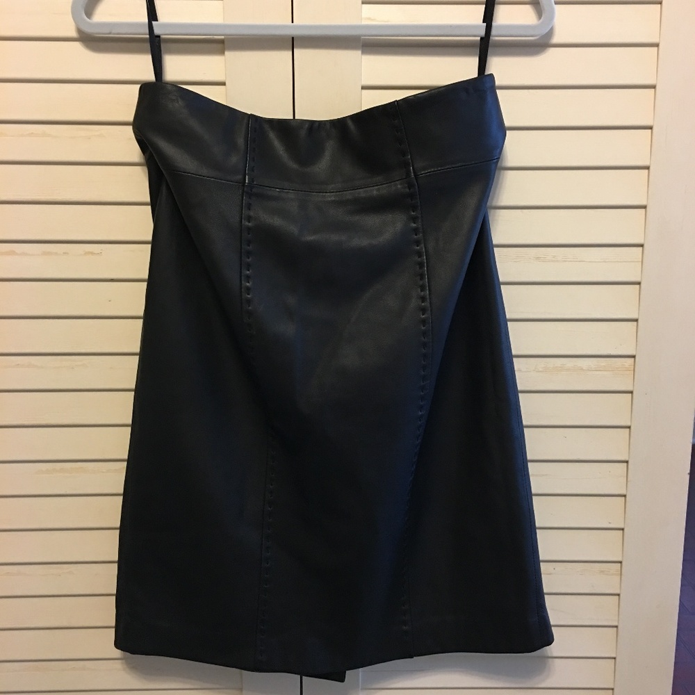 Black Leather Sexy Pencil Skirt Nordstrom